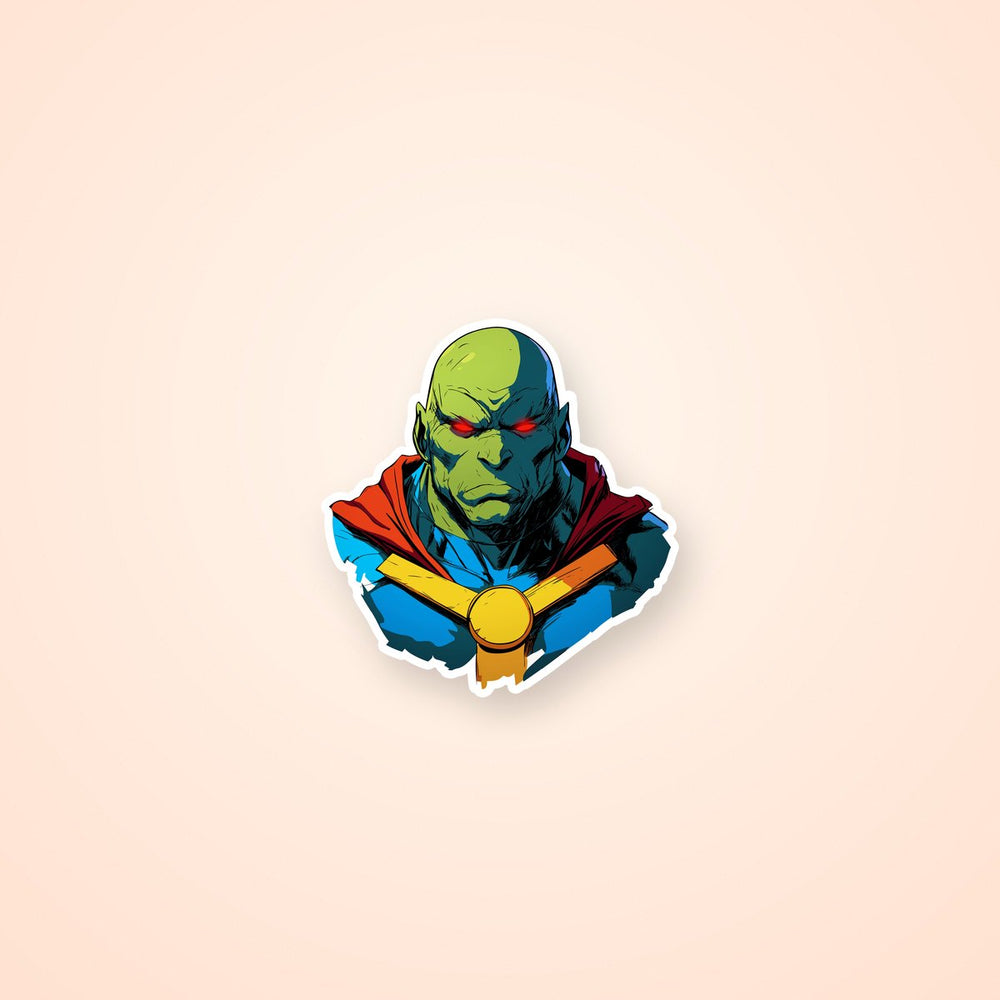 Martian Manhunter DC Comics Sticker