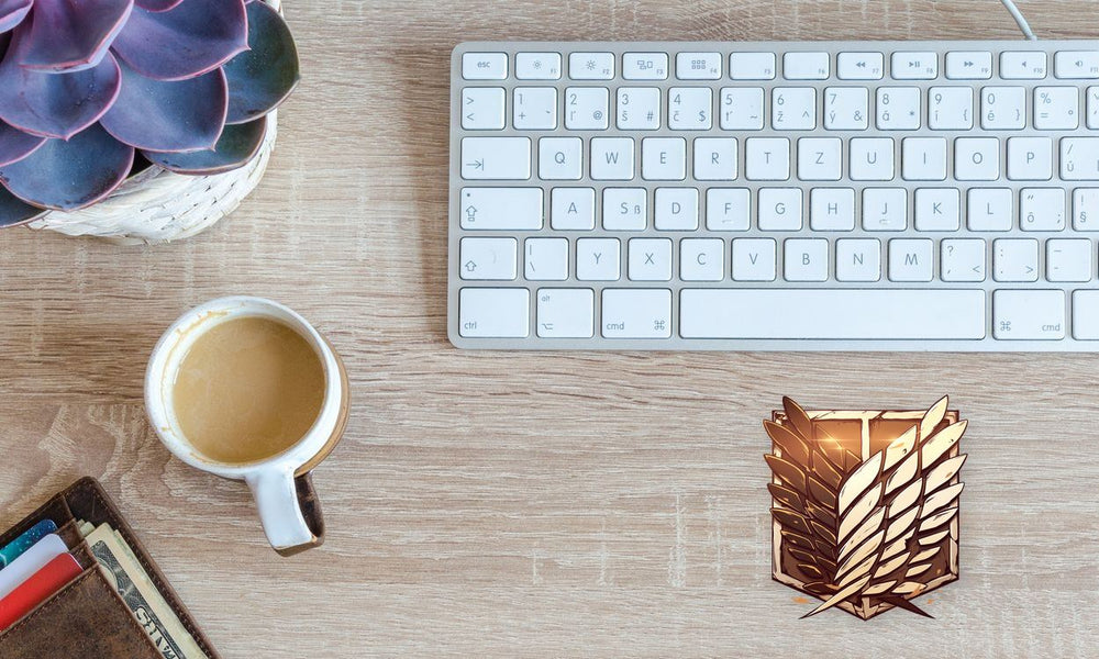 Aot Wings of Freedom Brown Sticker
