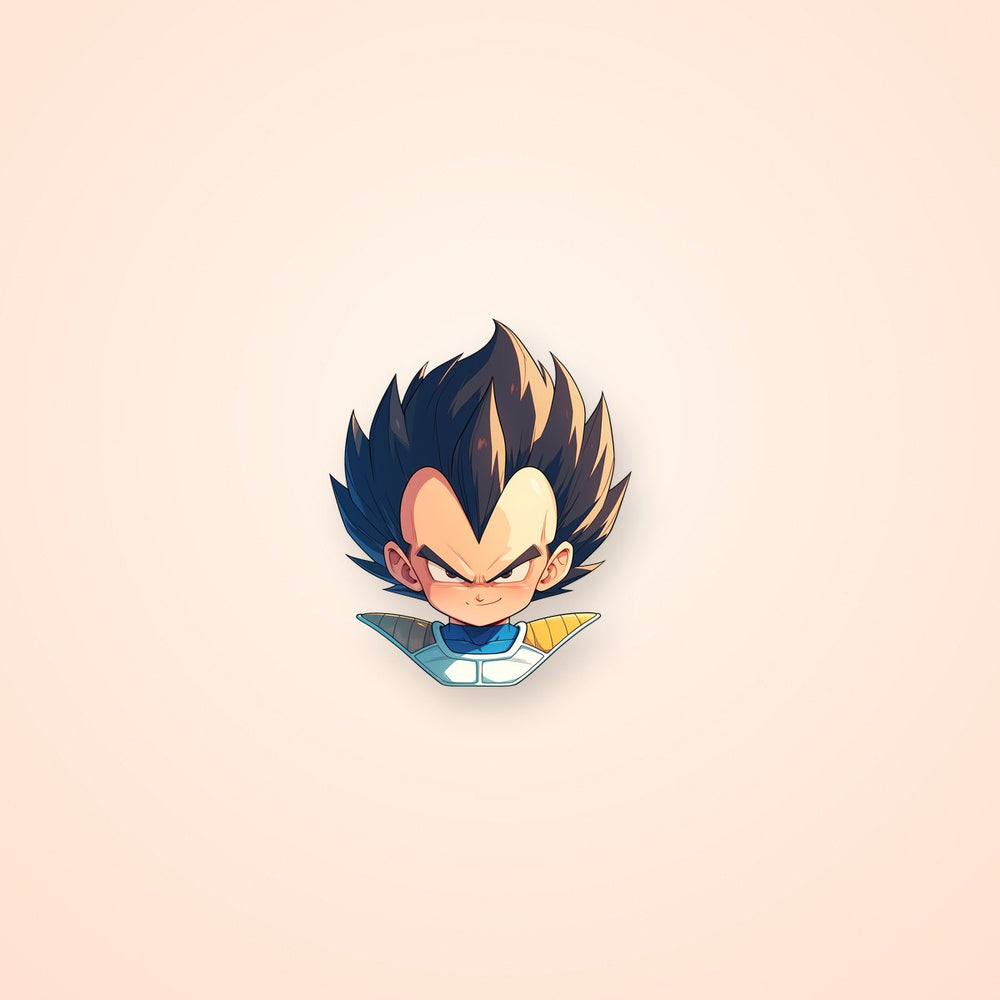 Cute Vegeta Dragon Ball Sticker