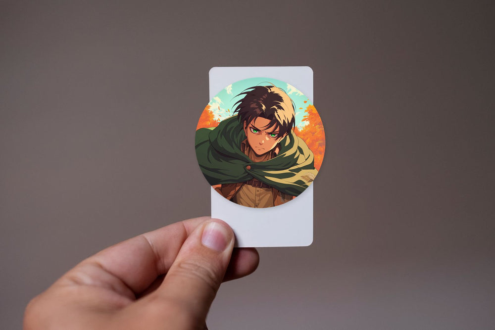 Eren Yeager Scouting Legion Round Sticker