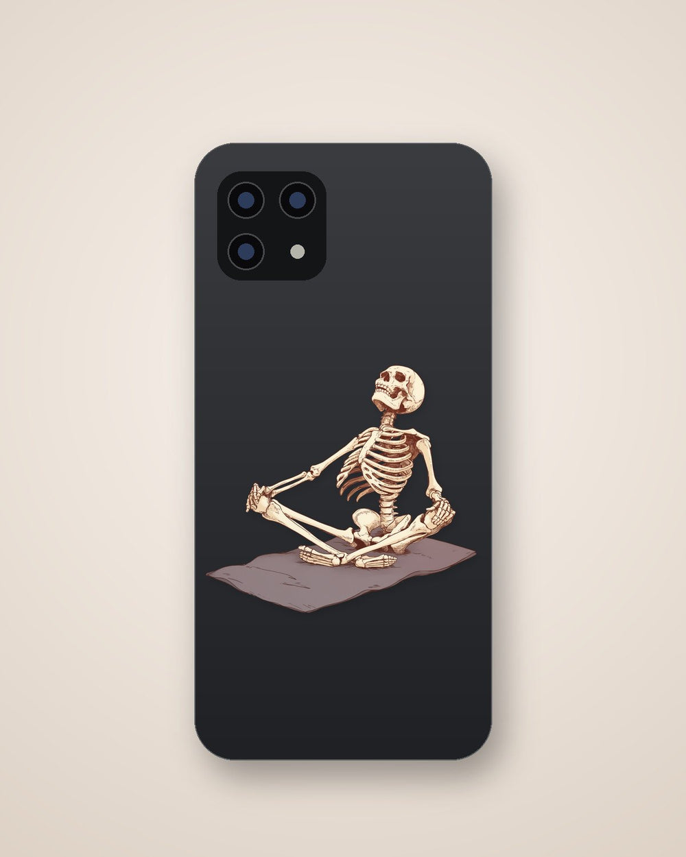 Skeleton Yoga Pose Sticker