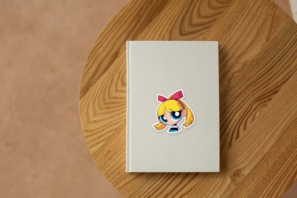 Powerpuff Blossom Cartoon Girl Sticker