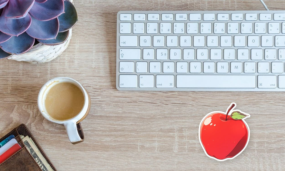 Red Apple Sticker
