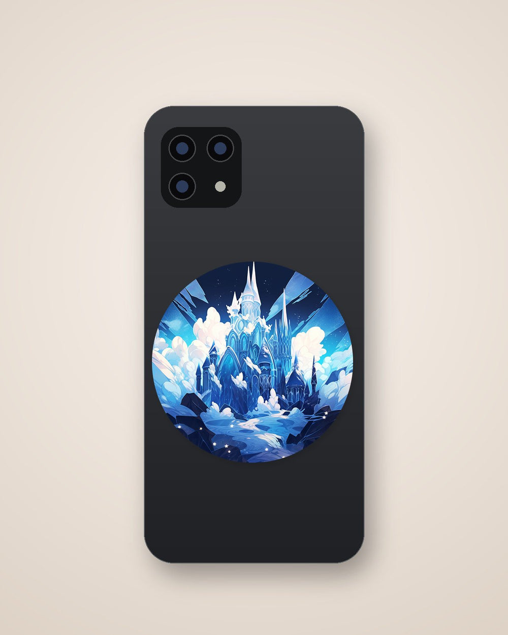 Ice Castle Round Sticker