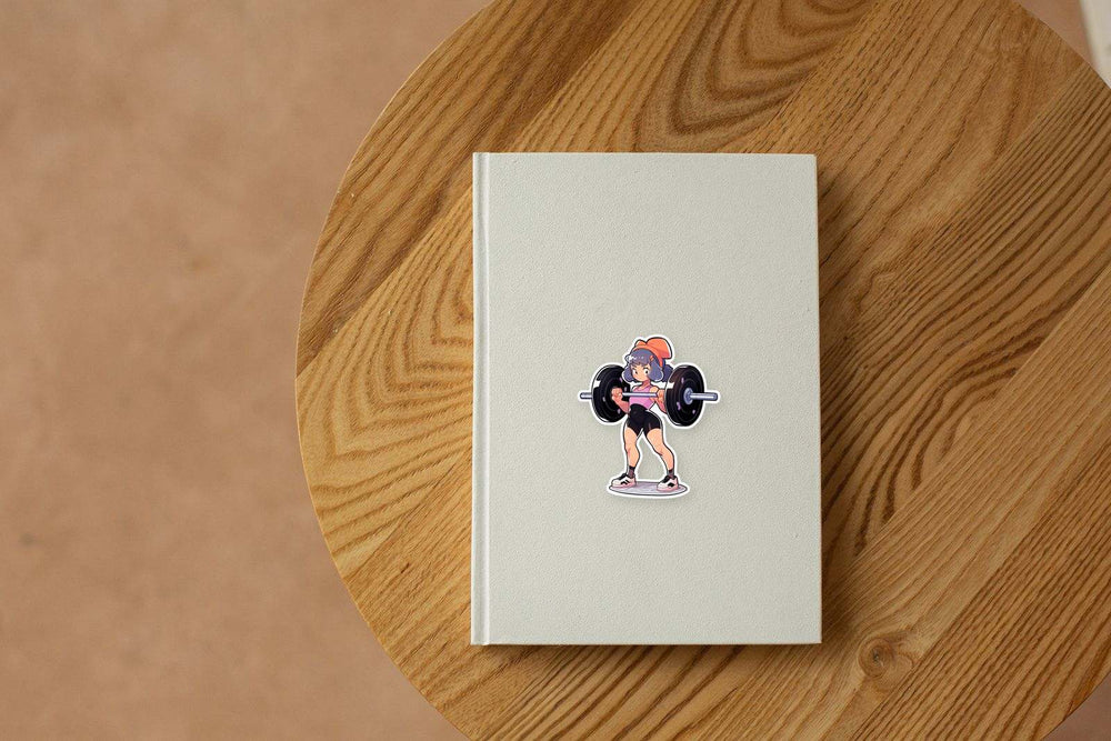 Anime Chic Weight Training Sticker