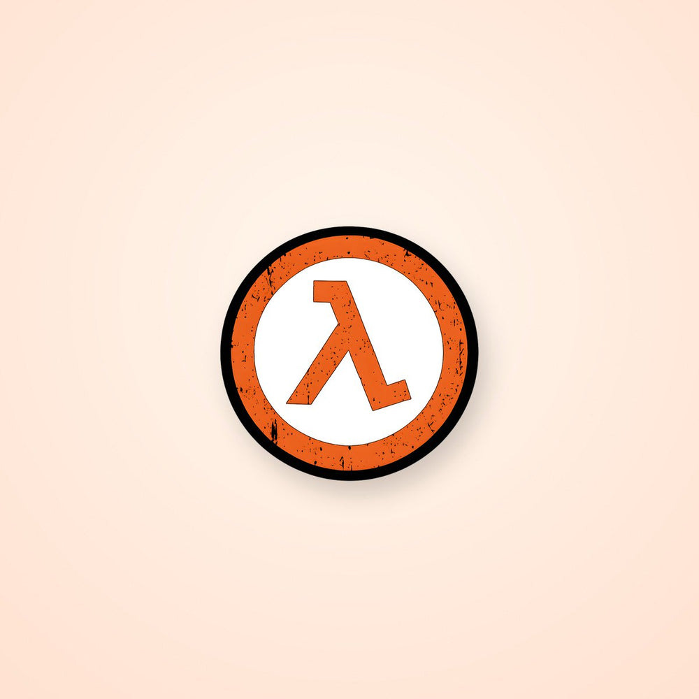 Half-Life Logo Gaming Sticker
