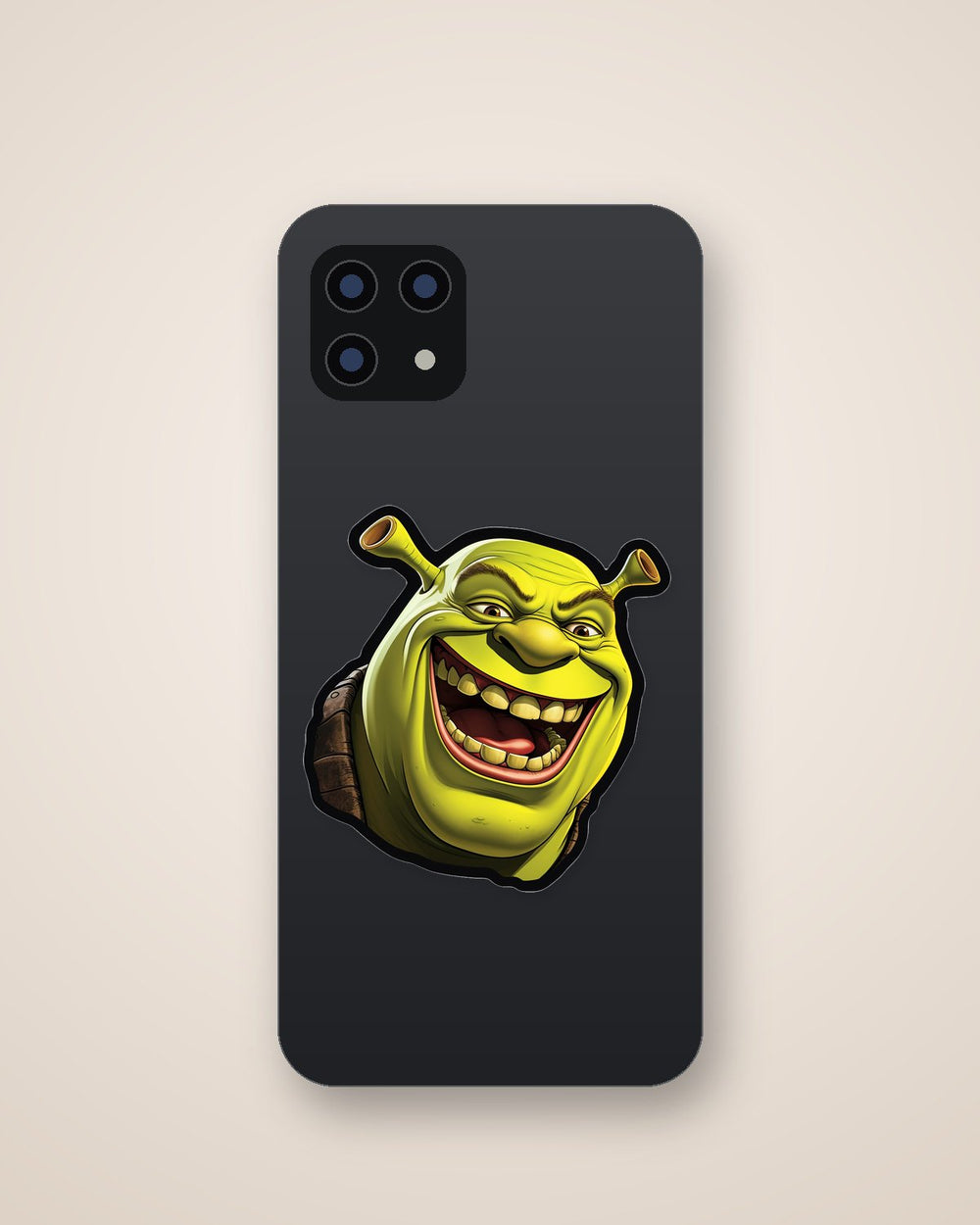 Funny Shrek Smiles Widely Sticker