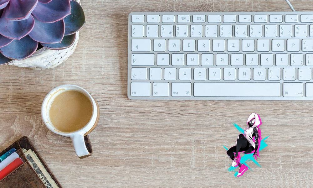 Spider-Gwen Art Illustration Sticker