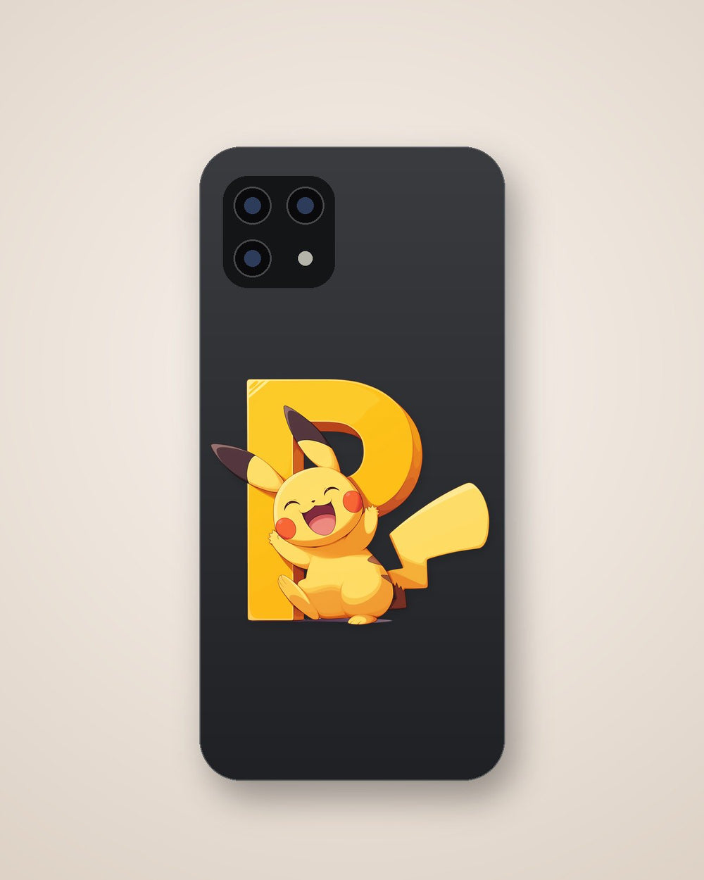 Pikachu Letter P Clipart Sticker