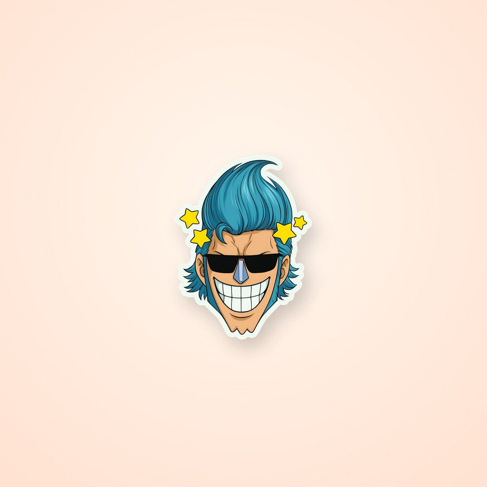 Franky Head One Piece Sticker