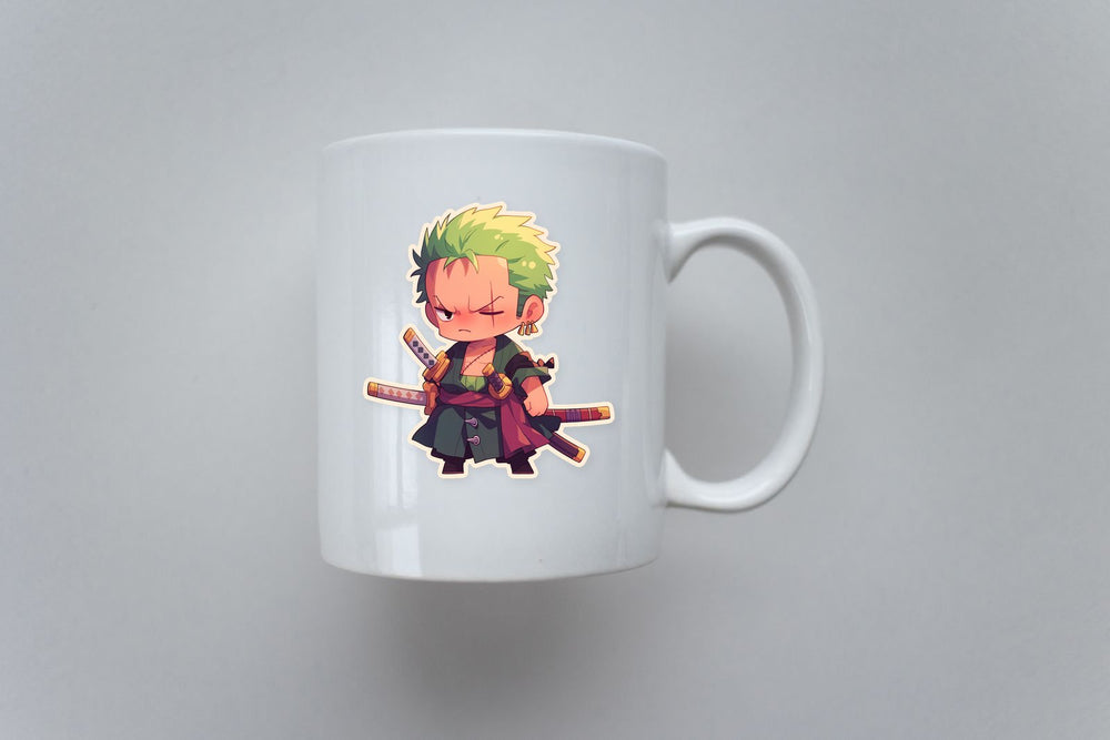 Chibi One Piece Roronoa Zoro Sticker