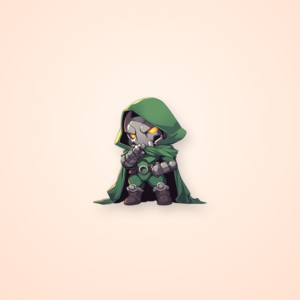 Marvel Doctor Doom Chibi Sticker