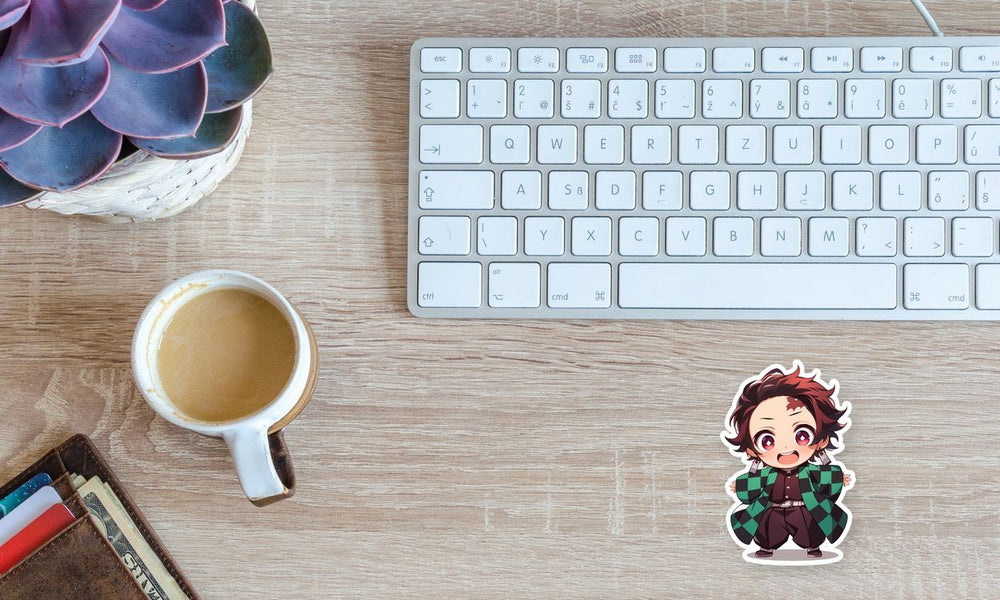 Chibi Tanjiro Kamado Demon Slayer Sticker