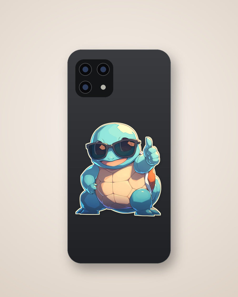 Squirtle Thumbs Up Sunglasses Sticker
