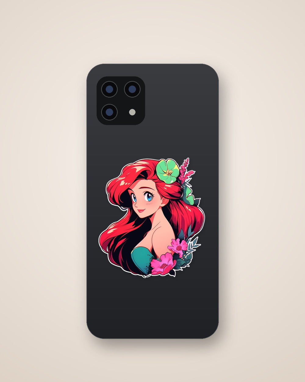 Disney Ariel with Flowers Sticker