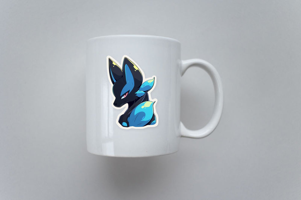 Sad PokéMon Lucario Sticker