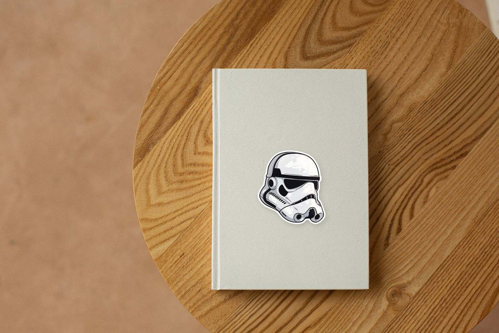 Star Wars Stormtrooper Helmet Sticker