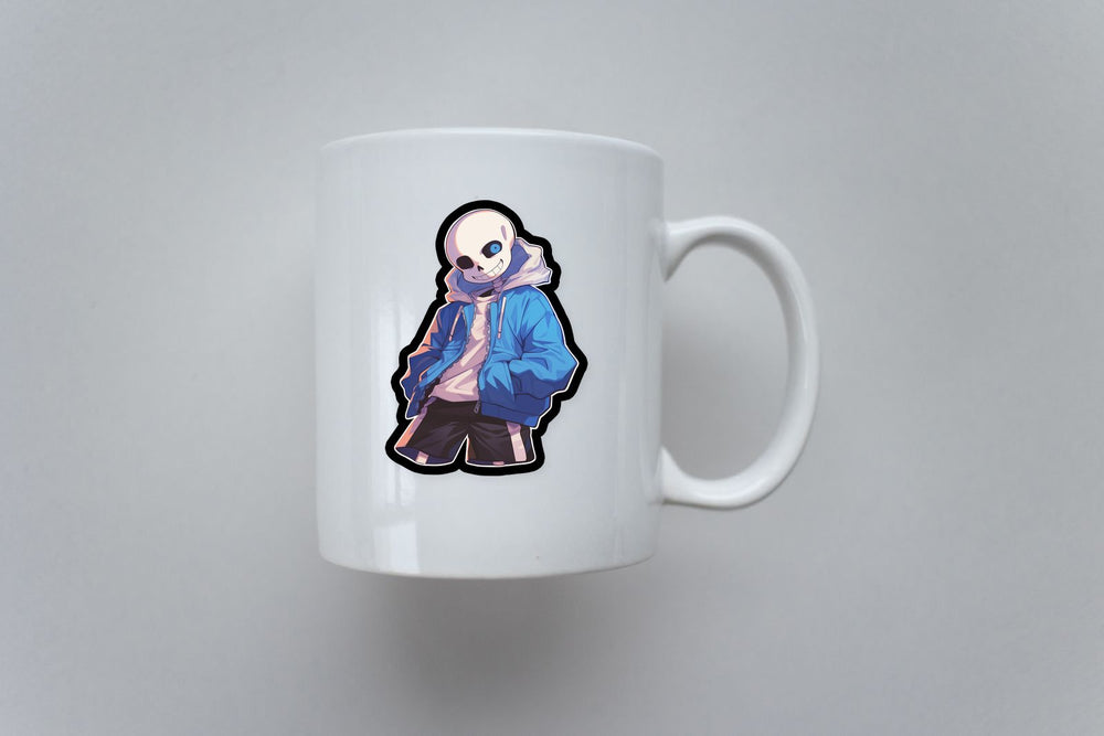 Sans Undertale Anime Style Sticker