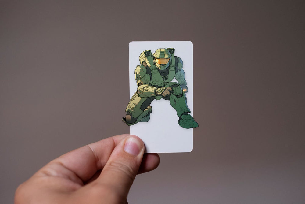 Halo Master Chief Battle Pose Sticker