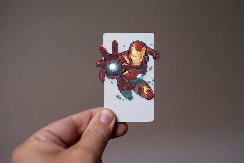 Iron Man Hero Pose Comics Style Sticker