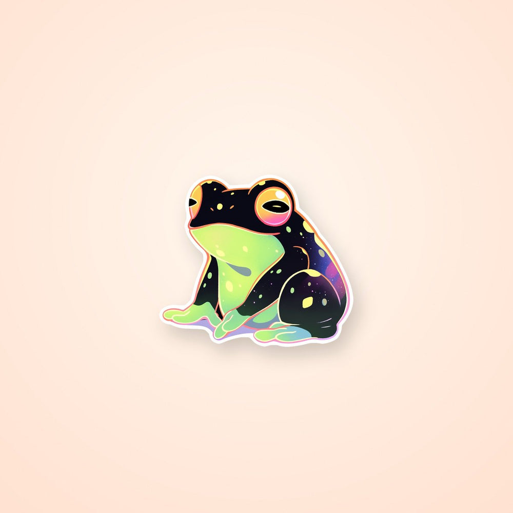 Trippy Frog Sticker
