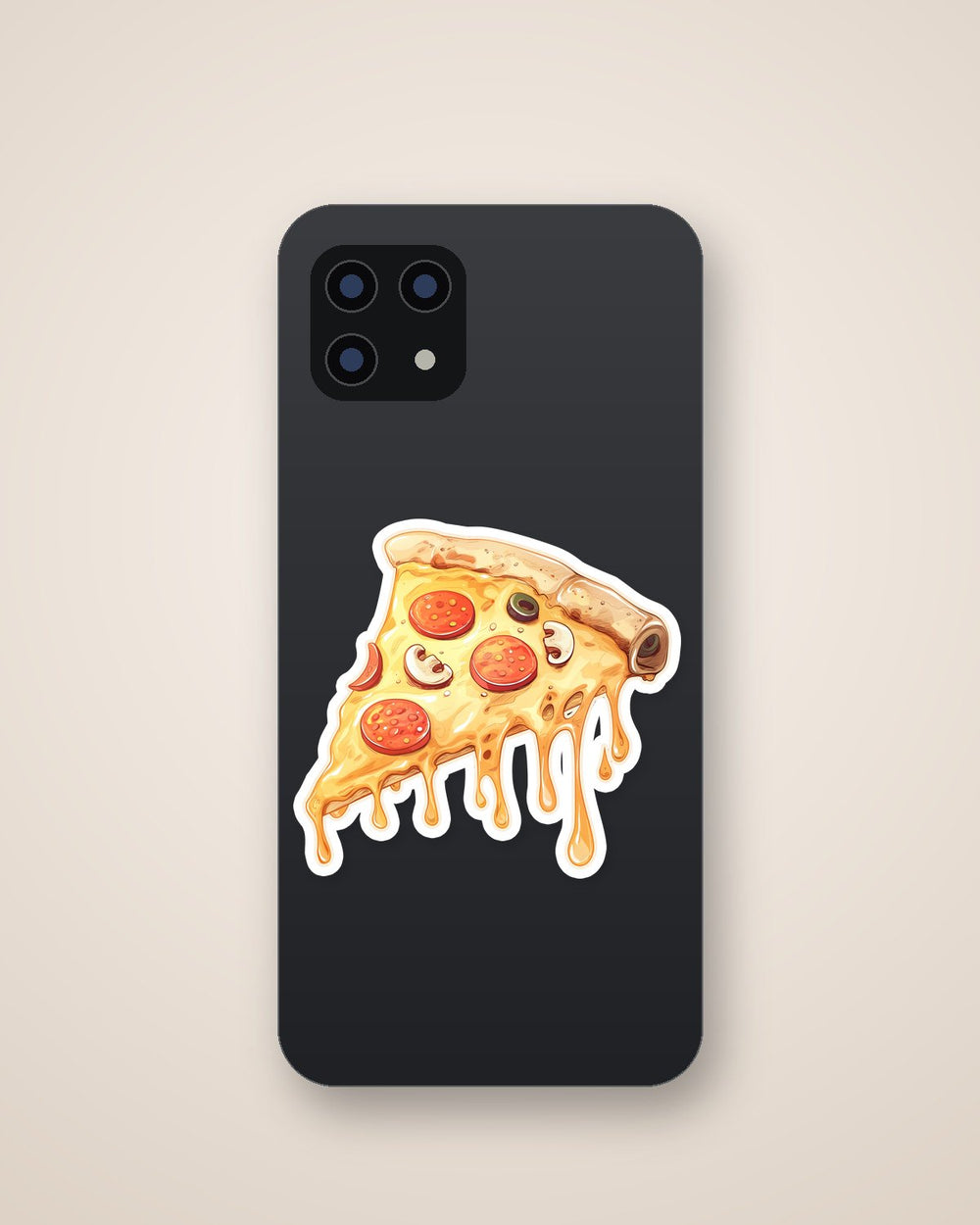 Melting Pepperoni Pizza Slice Sticker