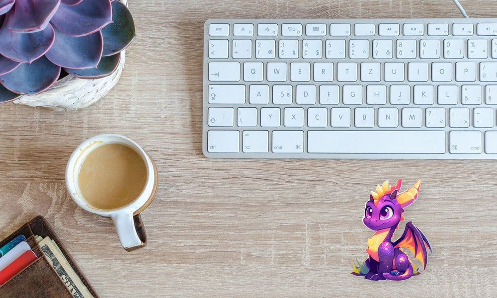 Cute Sitting Spyro Sticker