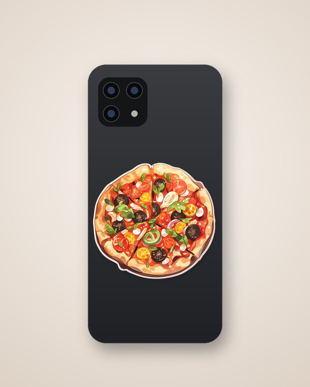 Cartoon Pizza Sticker