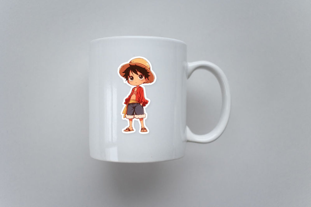 Chibi Monkey D Luffy One Piece Sticker