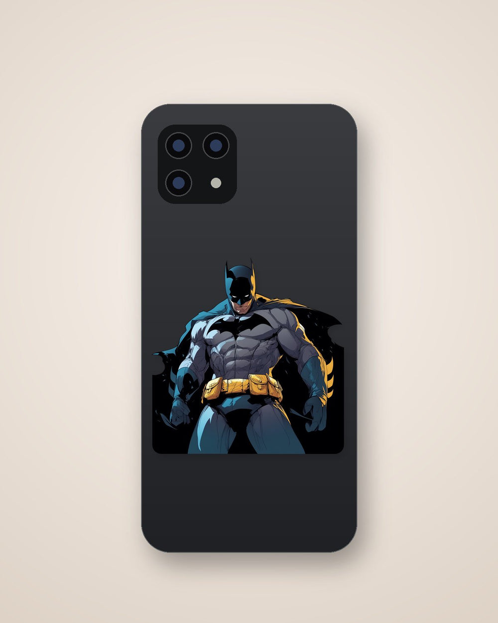 Batman Muscular Comic Pose Sticker