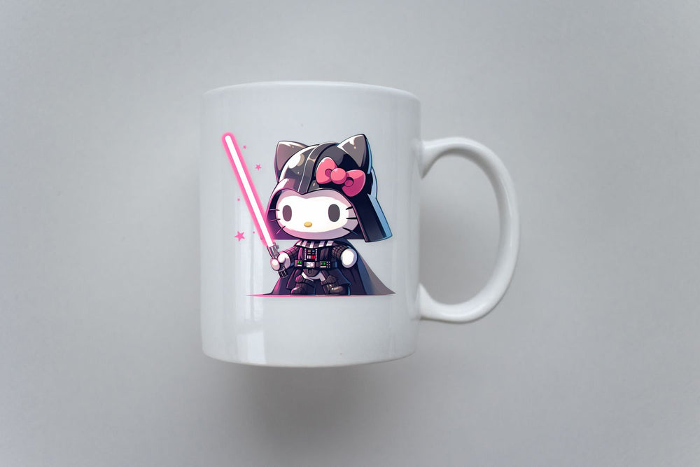 Hello Kitty Darth Vader Cosplay Sticker
