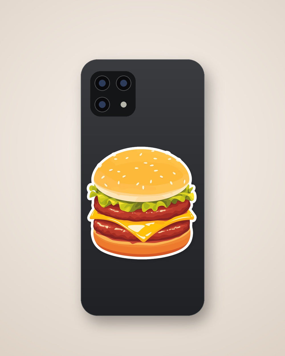 Juicy Cheeseburger Fastfood Sticker