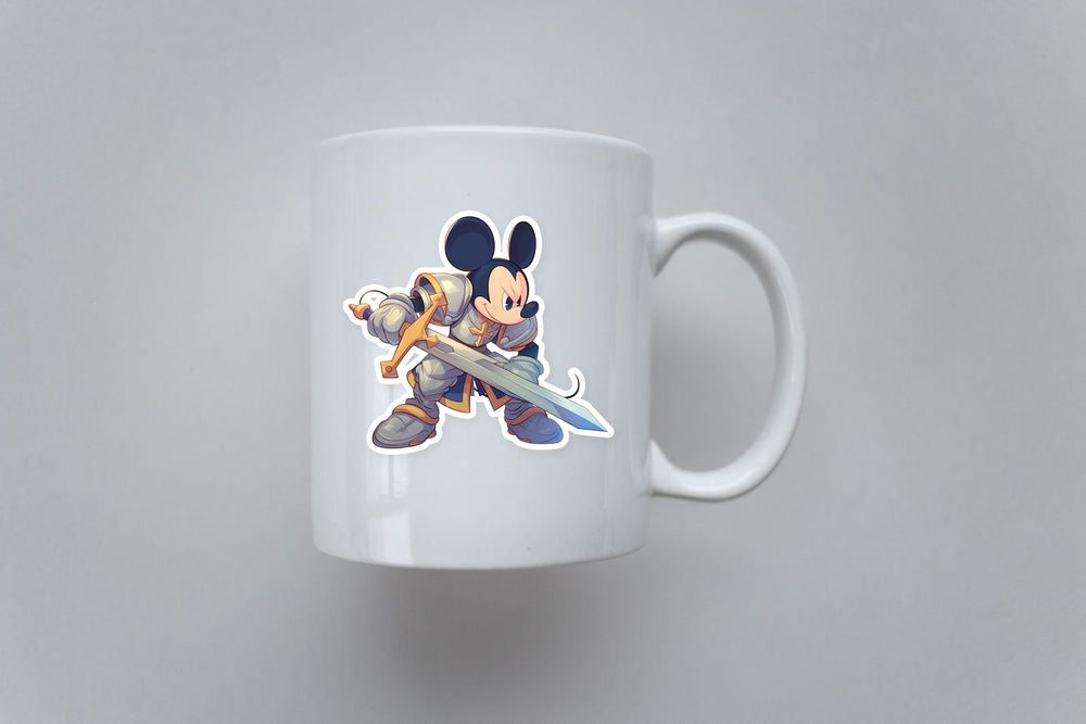 Mickey Mouse Knight Armor Sticker