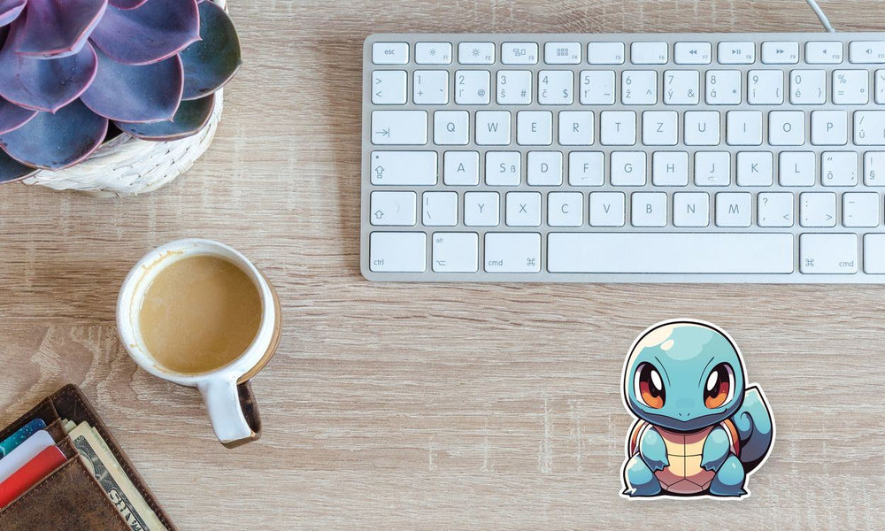 Squirtle Kawaii Baby Pokemon Sticker