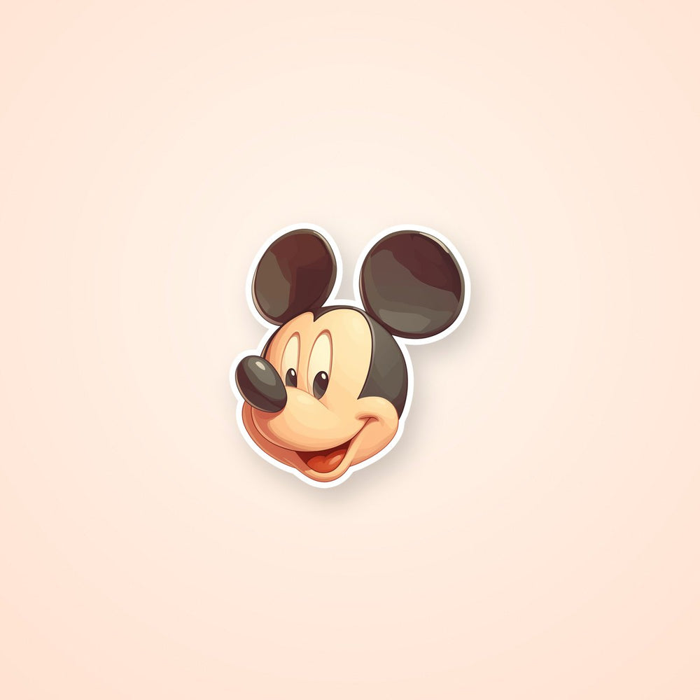 Mickey Mouse Head Sticker