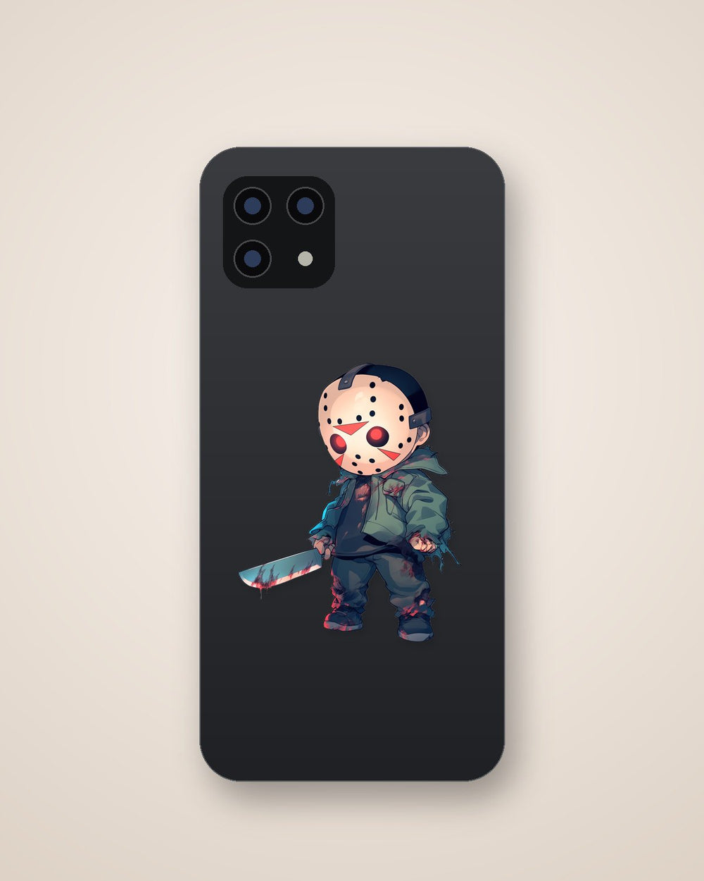 Scary Jason Voorhees Chibi Sticker