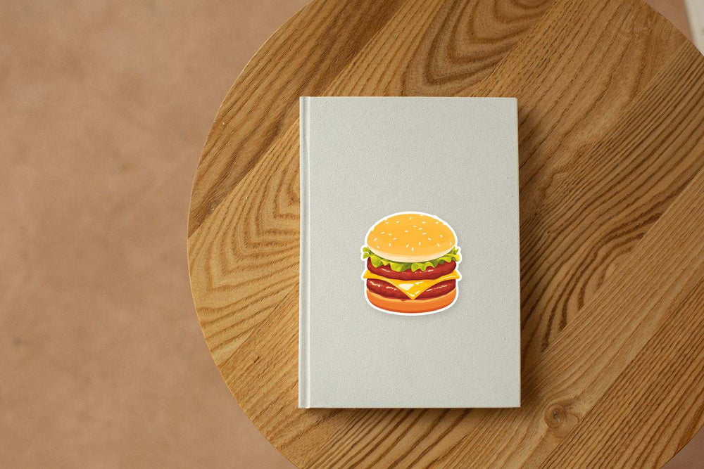 Juicy Cheeseburger Fastfood Sticker
