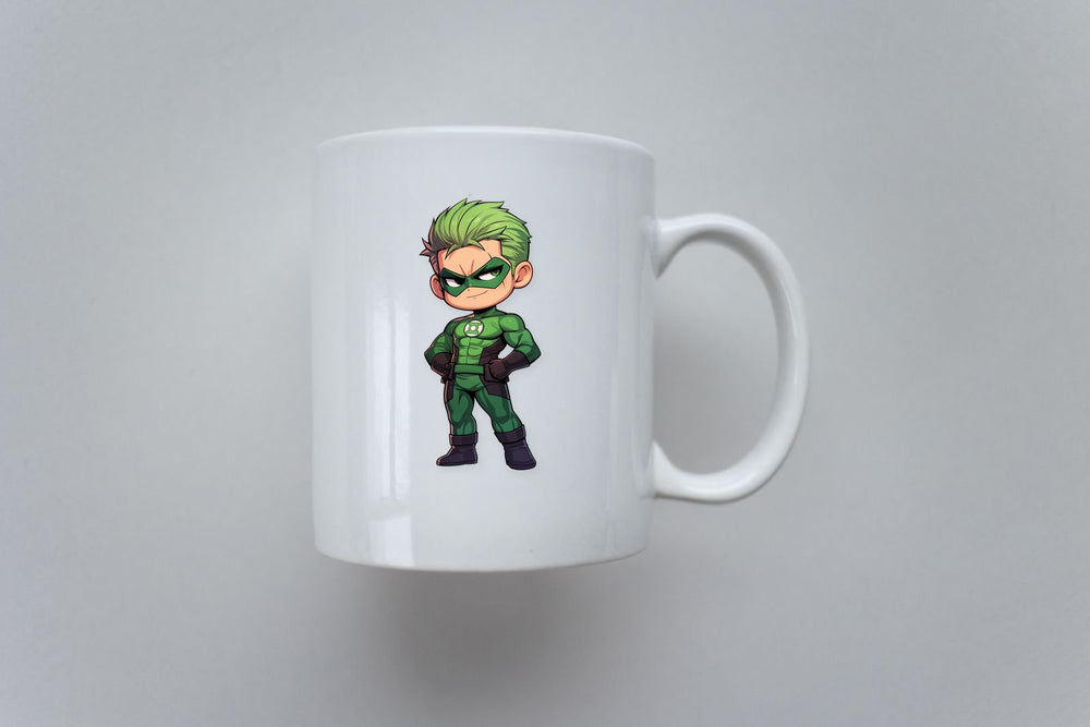 Cute Green Lantern Marvel Sticker