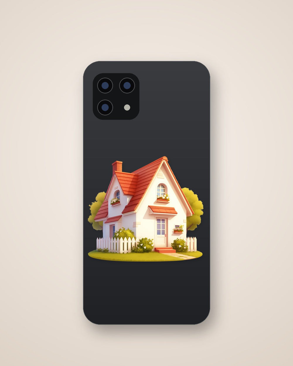 Cozy Suburban House Clipart