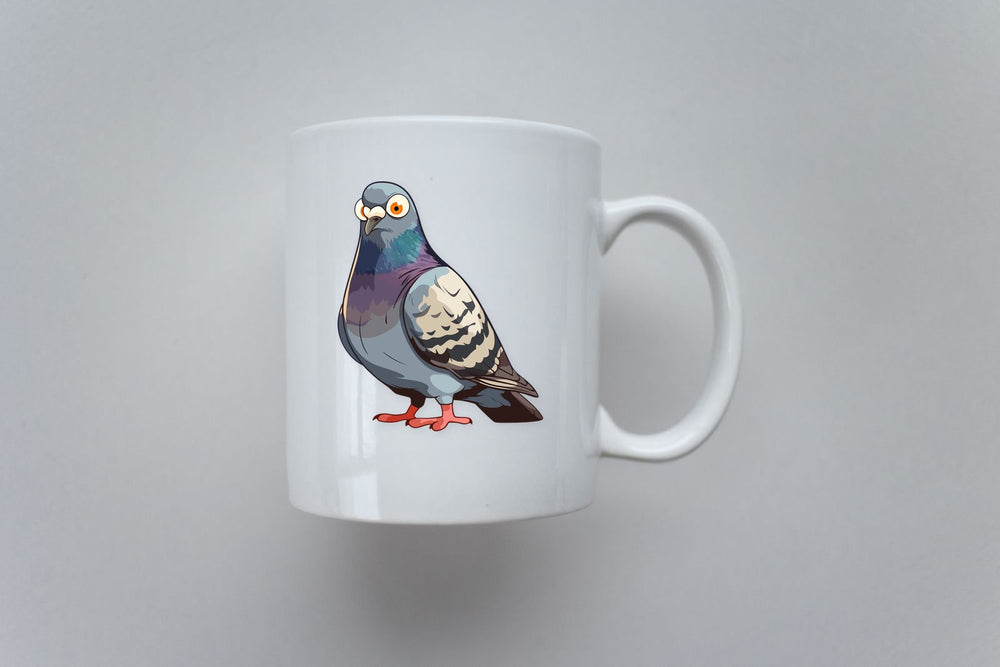 Funny Pigeon Look Sticker
