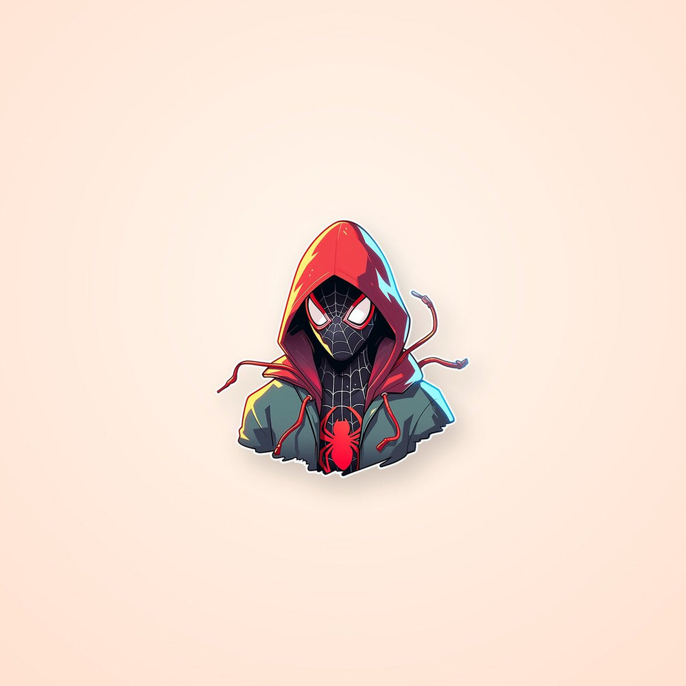 Spider-Man Miles Morales in the Hood Sticker