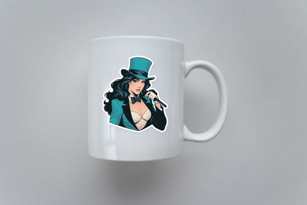 Zatanna Retro Comics Sticker