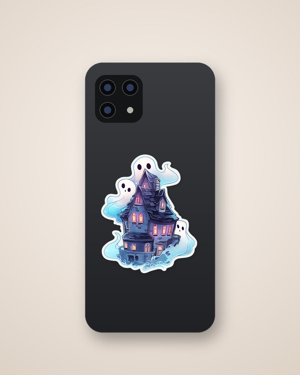 Mystical Haunted House Sticker