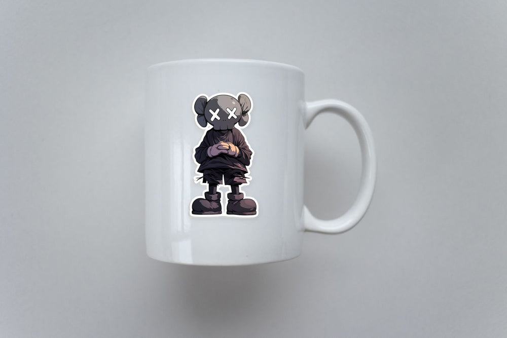 Kaws Original Character Standing Sticker