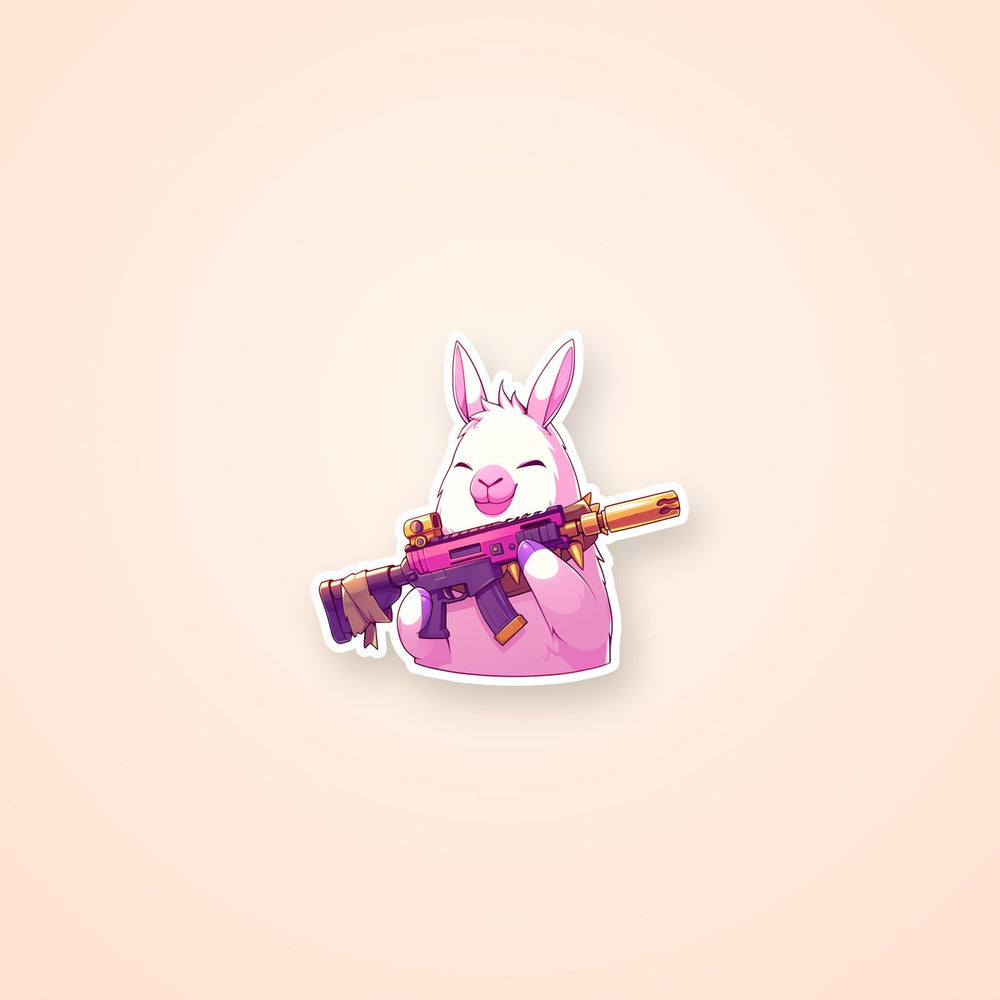 Fortnite Llama Gaming Rifle Sticker
