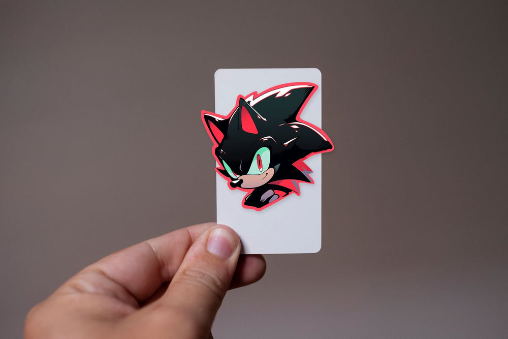 Shadow the Hedgehog Red Stroke Sticker