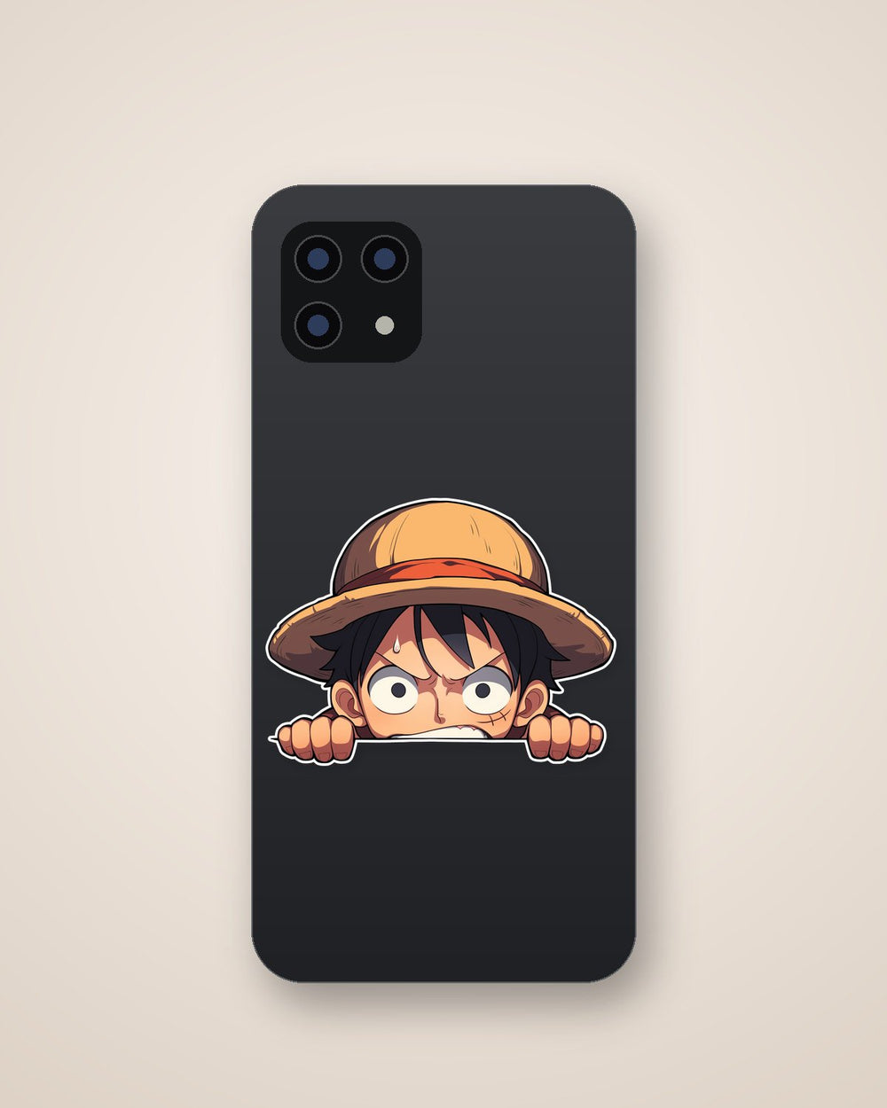 One Piece Luffy Angry Sticker