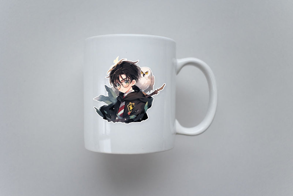 Harry Potter with Owl Art Sticker