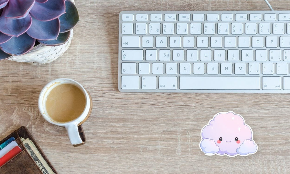 Cute Smiling Cloud Sticker