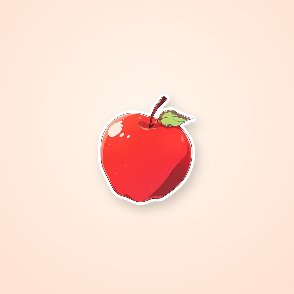Red Apple Sticker